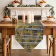 thumbnail image 3 of Table Runners 72 Inches Long, Fall Branch Trees Cotton Linen Kitchen Dining Coffee Table Runner for Party Home Decor, Autumn Natural Forest Tabletop Dresser Scarves Runner Decor 16x72 Inch, 3 of 9