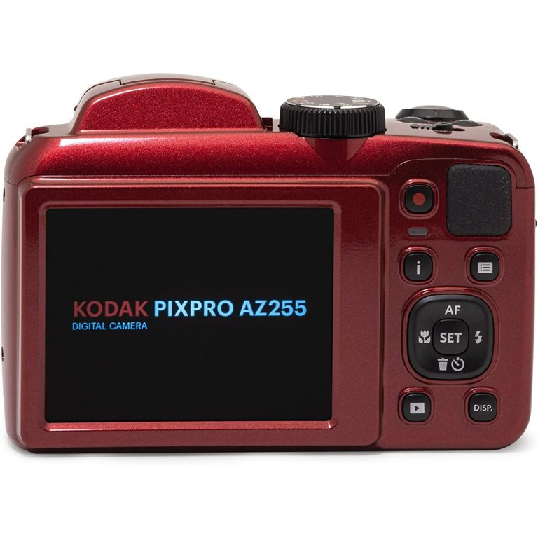 Kodak PIXPRO AZ255-RD 16MP Digital Camera 25x Optical Zoom 24mm Wide Angle  Lens Optical Image Stabilization 1080p Full HD Video 3