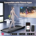 thumbnail image 3 of Dpforest Desk Exercise Treadmill  0.6-3.8mph,300lbs Capacity,Control With Remote and App for Home(Black), 3 of 6