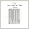 thumbnail image 6 of Exclusive Home Forest Hill Patio Room Darkening Blackout Grommet Top Patio Curtain Panel, 108"x84", Linen, 6 of 7