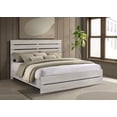 thumbnail image 2 of Brantford Wood Eastern King Panel Bed Coastal White, 2 of 8