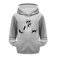 thumbnail image 6 of KAUOD Teen Girls Pullover Hoodies Ghost Graphic Oversized Cotton Hoodie Sweatshirts Youth Long Sleeve Fleece Tops Clothes, 6 of 8