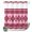 Pink, Dusty Rose, Mauve, Blush Pink, variant on No Hook Shower Curtain, Blush Pink Boho Southwestern Shower Curtains for Bathroom with See Through Top Window, Vintage Ethnic Tribes Zigzag Tile Waterproof & Washable Bath Curtain 66"x72"