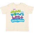 thumbnail image 3 of Inktastic My Daddy is the World’s Best Youth Pastor Boys or Girls Toddler T-Shirt, 3 of 5