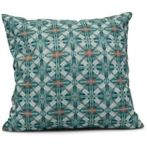 Simply Daisy Beach Tile Geometric Print Outdoor Pillow