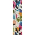 thumbnail image 2 of Addison Rugs Chantille Indoor/Outdoor Transitional Floral Ivory Washable Runner Rug, 2'3" x 7'6", 2 of 6