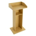 thumbnail image 6 of Mobile 43.3" Height Rolling Podium Lectern Laptop Workstation w/ 4 Wheels Used in Conference Rooms, Schools, Classrooms, Meeting Halls,etc, 6 of 24