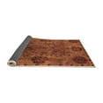 thumbnail image 2 of Ahgly Company Indoor Round Oriental Orange Industrial Area Rugs, 3' Round, 2 of 4