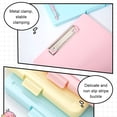 thumbnail image 3 of kurtrusly Storage Bag Writing Clipboard Paper Organizer Simple Style Exquisite Long-lasting Student Accessories Practical Yellow, 3 of 9