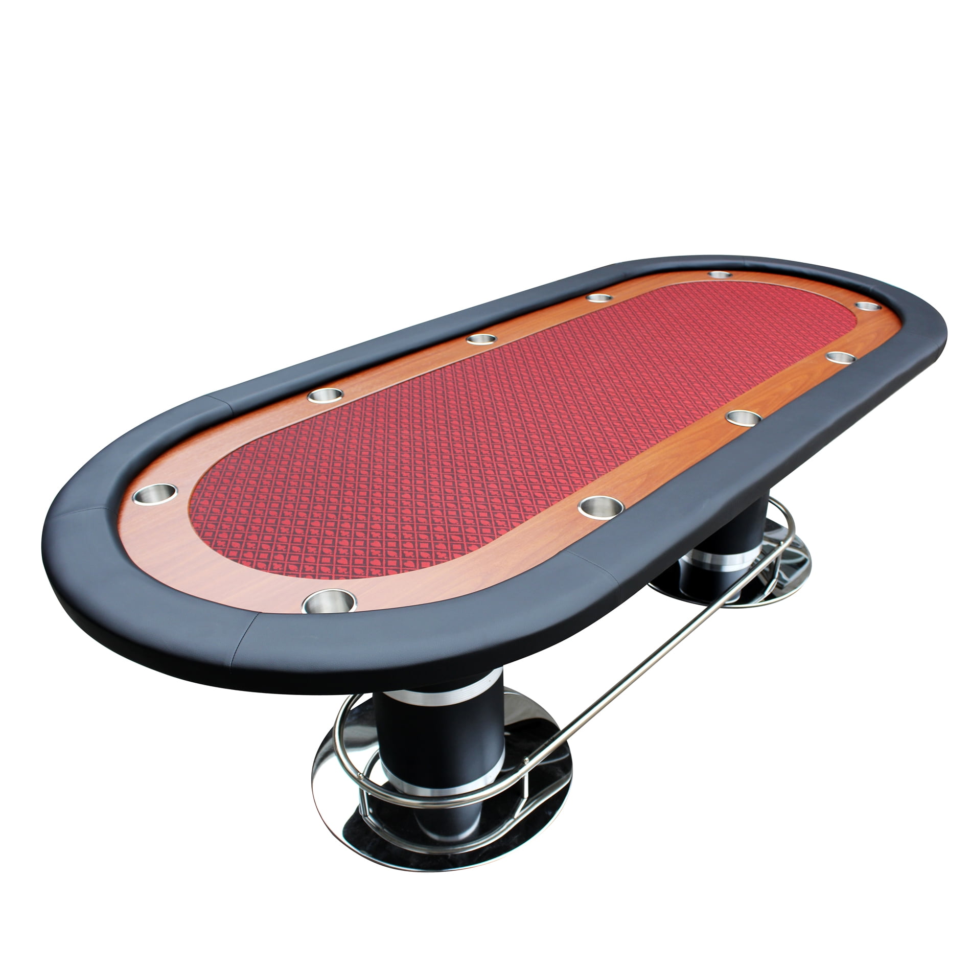 IDS 10 Players Texas Holdem Folding Legs Casino Poker Table Ver 2