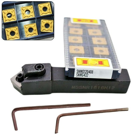 

MSSNR1616H12 Lathe Turning Tool holder +10pc SNMG120408 SNMG432 carbide insert