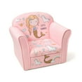 thumbnail image 4 of GVN Kids Mermaid Armrest Couch Upholstered Sofa, Bedroom Chair for Kids, 4 of 7