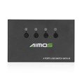 thumbnail image 1 of Interruptor Kvm Con Control Remoto Pantalla De Interruptor Kvm De Alta Resolución Interruptor Kvm De Aleación De 4 Puertos Interruptor Selector Delicado Monitor Para Compartir Video Yuarrent EL009413-00, 1 of 6