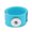 Blue, variant on Snap Jewelry Slap Bracelet with Single Snap Holder in Black, 8-Inch Adjustable