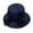 Navy, variant on Skpblutn Sun Hat Summer Parent-Child Women Baby Kids Girl Mom Beach Straw Flat Brim Suncap Caps Navy