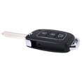 thumbnail image 2 of Flip Key Shell fit for ix45 Remote Key Case Fob 3-Button Black, 2 of 5
