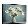 thumbnail image 2 of Designart "Still Life With Dogwood Blooms" Dogwood Floater Framed Canvas Art Print, 2 of 5