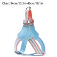 thumbnail image 2 of Adjustable Dog Harness Summer Mesh Breathable Pet Vest Soft No-Pull Comfortable Step-In Harness for Small Medium Dogs Cats Walking Training Camping, 2 of 5