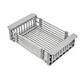 thumbnail image 3 of relayinert Expandable Dish Drying Rack Over The Sink Stainless Steel Drainer Basket with Adjustable Arms, 3 of 5
