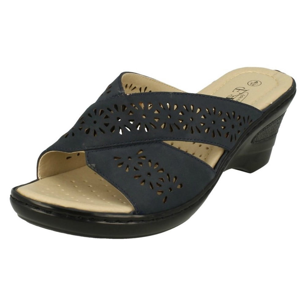 ladies wedge mules