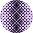 thumbnail image 1 of Ahgly Tapis Rond Lavable en Machine Intérieur Transitionnel Fleur Rose, 3 Pieds Rond, 1 of 7