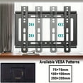 thumbnail image 5 of TV Wall Mount Fixed for Most 14"-32" Flat/Curved TVs with Max VESA 200X200mm up to 55Lbs Space Saving Universal TV Bracket, 5 of 7