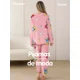 thumbnail image 2 of Conjunto De Pijama Para Mujer Con Estampado De Dibujos, 2 of 8