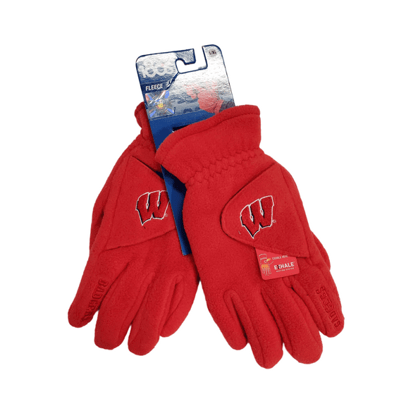 180s Unisex Washington Huskies Thinsulate Fleece Winter Gloves, Garnet Red, L/XL