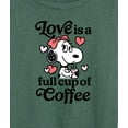 thumbnail image 3 of Peanuts - Love Is A Full Cup Of Coffee - Women's French Terry Pullover Sweatshirt, 3 of 6