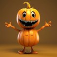 thumbnail image 2 of Gran venta PumpkinStatue, Halloween PumpkinFreak Layout Props, Halloween Garden, PumpkinFreak Statue, Decoration, Art Prop, 2 of 5