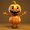 E, variant on Artificial Pumpkin for Halloween Decorations, Durable Resin Outdoor Yard Craft Statue, Festive Party Tabletop Centerpiece Home Room Display，C
