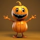 thumbnail image 2 of Populares PumpkinStatue, Halloween PumpkinFreak Layout Props, Halloween Garden, PumpkinFreak Statue, Decoration, Art Prop, 2 of 5