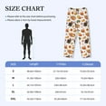 thumbnail image 4 of Picia Thanksgiving Turkeys 1 Mens Soft Woven Cotton Elastic Waistband Sleep Pajama Pant Lounge Sleep Pant With Pockets And Drawstring-Small, 4 of 9