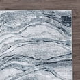 thumbnail image 2 of GLORY RUGS Modern Abstract Area Rug 8x10 Grey Navy Faded Soft for Living Room Bedroom Home and Office, 2 of 5