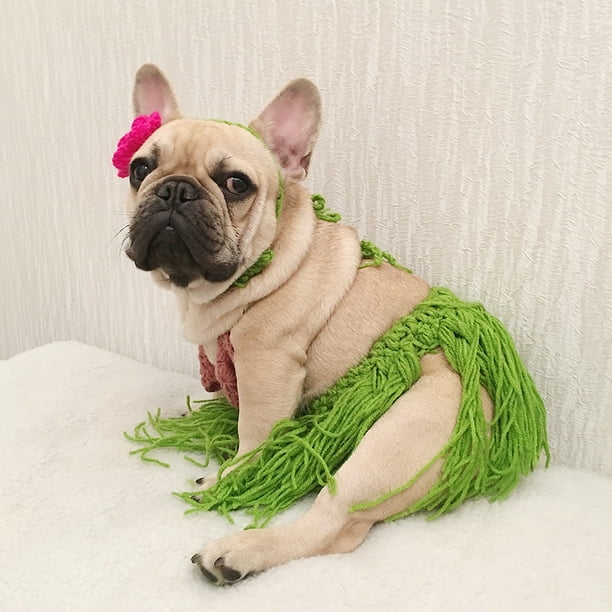 Dog hula girl costume clearance
