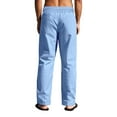 thumbnail image 5 of Dxzfnsa Men's Lightweight Pants with Zipper Pockets Quick Dry Workout Athletic Travel Pants Mens ,Light Blue-2XL, 5 of 6