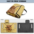 thumbnail image 6 of Whosucclay Quick Dry Golf Cart Seat Towel for Club Car Club Cars, 4 Storage Pockets with Holes Golf Cart Seat Blanket , Highland Cow Sunflower, 6 of 9