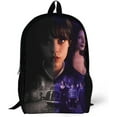 thumbnail image 1 of Wednesday Backpacks Basic Shoulder Daypack Bookbag Satchel Knapsack Rucksack, 1 of 3