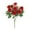 Red, variant on Clearance! Silk Rose Bouquet, Roses Artificial Flowers Heads with Faux Baby's Breath Stems Leaves, 12in Fake Roses for Wedding Bouquets, Centerpieces