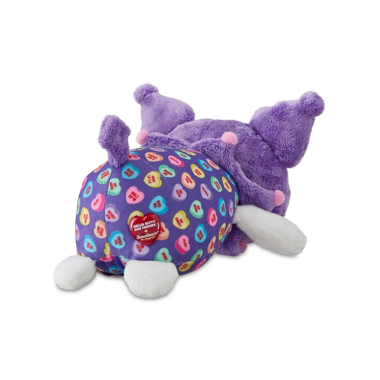 Sanrio Kuromi™ Plush with Sweethearts Candy Print Fabric - Walmart.com