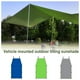 thumbnail image 2 of Greeniant Toldo lateral para coche, portátil, resistente al agua, longitud ajustable, barra de Metal, tienda a prueba de sol, toldo parasol para Picnic carpas Azul Greeniant OD020815-01, 2 of 6