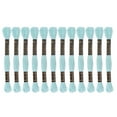 thumbnail image 1 of Unique Bargains Lake Blue Embroidery Floss, 8m - 12 Skeins, 1 of 6