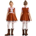thumbnail image 6 of iiniim Girls Western Costume Cowgirls Dress for Halloween Cosplay Dress-up Party Pink 6, 6 of 7