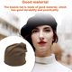 thumbnail image 3 of Qarigey Beanie Hat Cómodo Casual Color sólido Gorros para adultos Gorras Turbante simple Mujeres Hombres Sombreros para la decoración del vestido Sombreros Café Qarigey AP009244-09B, 3 of 6