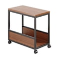 thumbnail image 1 of BELOVING Computer Stand Wooden Space Saving with 4 Casters Rolling Printer Cart, 1 of 10