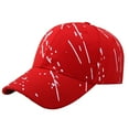 thumbnail image 2 of High Ponytail Hat Adjustable Baseball Cap Cotton Sunshade Cap Graffiti Print Baseball Hat for Men Women, 2 of 7