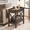 Rustic Brown-Farmhouse, variant on Narrow End Table Rustic Brown Industrial Style