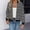 *Black, variant on Women's Striped Waffle Jacket With Pockets,Long Sleeve Zip Up Casual Jacket, Lightweight Sweatshirts White,Womens Plus S