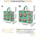 thumbnail image 2 of FORMRS Womens Corduroy Tote Bag Crossbody Shoulder Handbag with Pocket, Brown American Footballs, 2 of 7