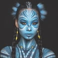 thumbnail image 2 of Crema en barra para rostro y cuerpo Sunnyvale Halloween, azul claro, 2 of 4